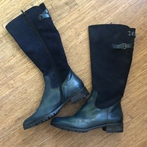 Blue winter boots - insulated